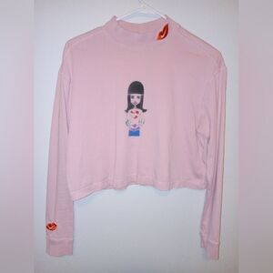 Pink Nike hand Dyed Design